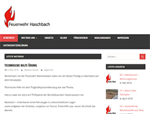 Tablet Screenshot of feuerwehr-haschbach.de